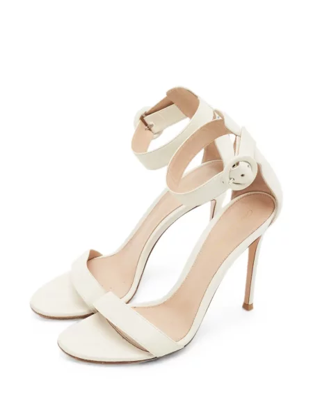 Sandale Gianvito Rossi din piele alb