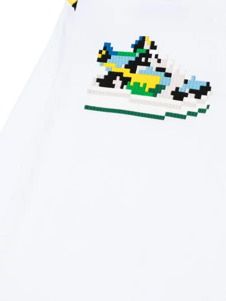 Bluza z kapturem dziecięca Mostly Heard Rarely Seen 8-bit biała