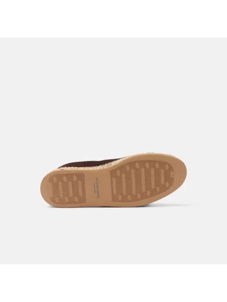 Espadryle Scarosso zamszowe brązowe