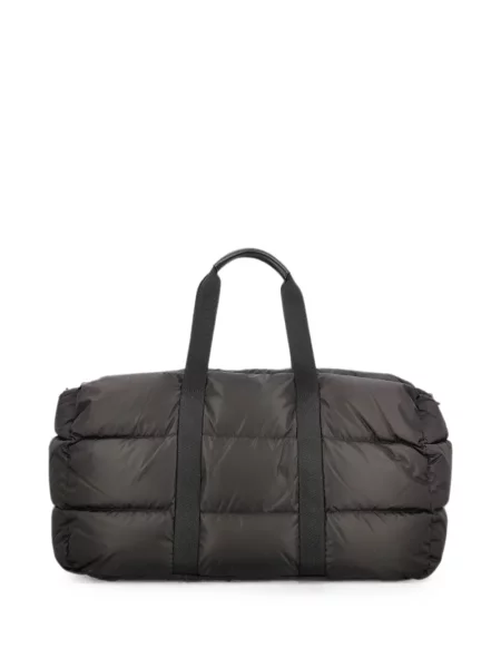 Prošiven crossbody torba Moncler s autogramom crna