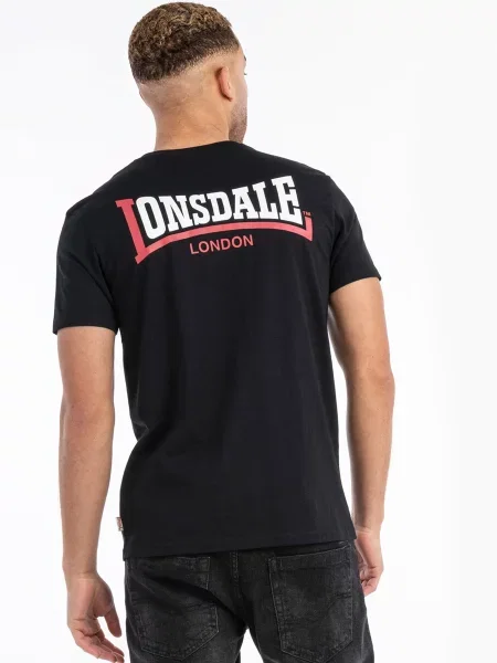 Lonsdale Dale Футболка чорний
