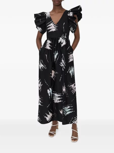 Rochie Busayo Nyc cu volane negru