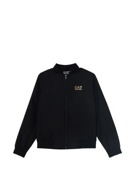Kurtka bomber dziecięcy Emporio Armani czarny