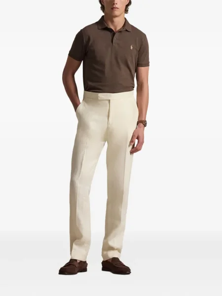 Șapcă Polo Ralph Lauren cu broderie din țesătură twill în carouri albastru