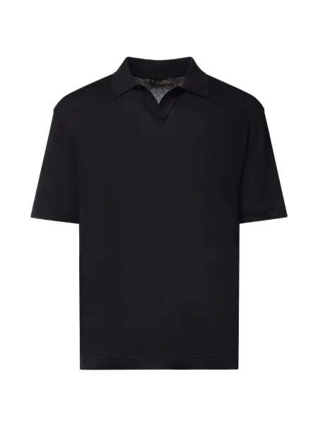 Tricou polo Loro Piana albastru