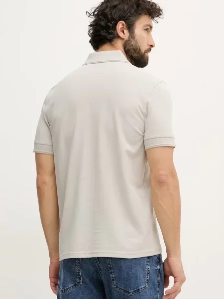 Polo Boss Prime krótki rękaw L beżowy