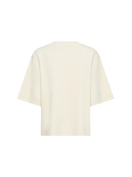 T-shirt z okrągłym dekoltem Soyaconcept beżowa