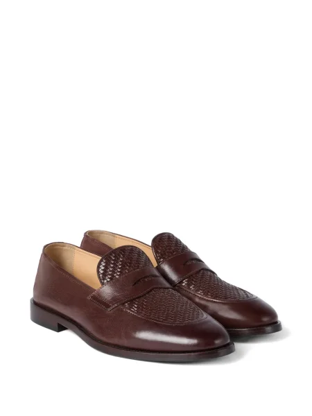 Pantofi loafer Brunello Cucinelli maro
