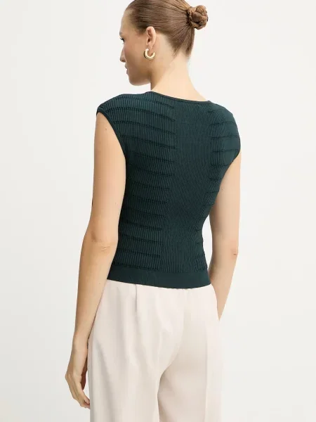Однотонна блуза Guess зелена