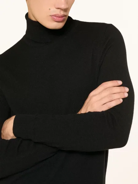 Ftc Cashmere Svetr S Rolákem Z Kašmíru tmavě modrá