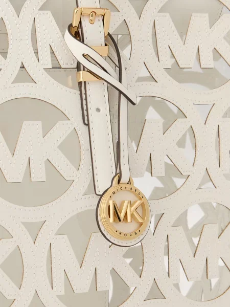Geantă Michael Michael Kors de lână alb