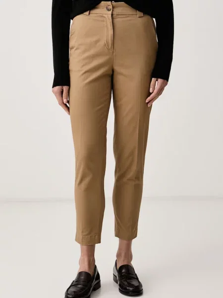 United Colors of Benetton slim fit hlače za žene bež