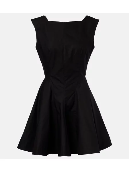Rochie Dôen din poplin negru