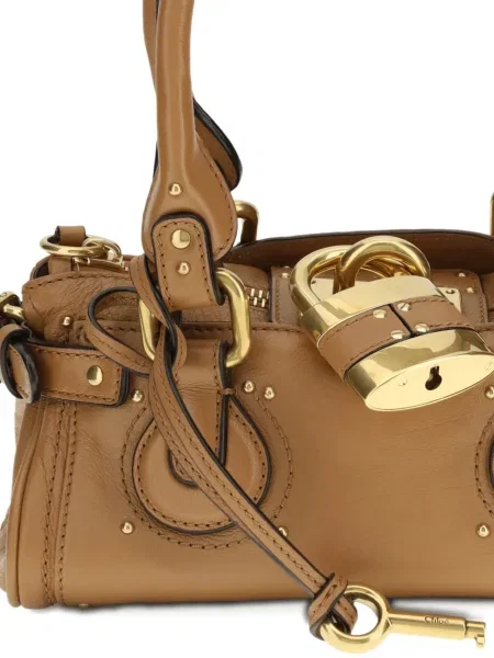 Geanta de piele Chloé din piele maro