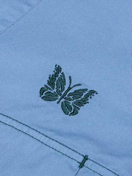 Geacă Needles din țesătură twill albastru