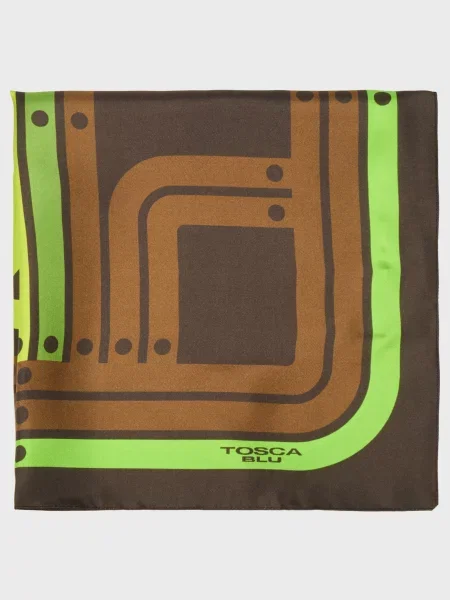 Хустка Tosca Blu коричнева
