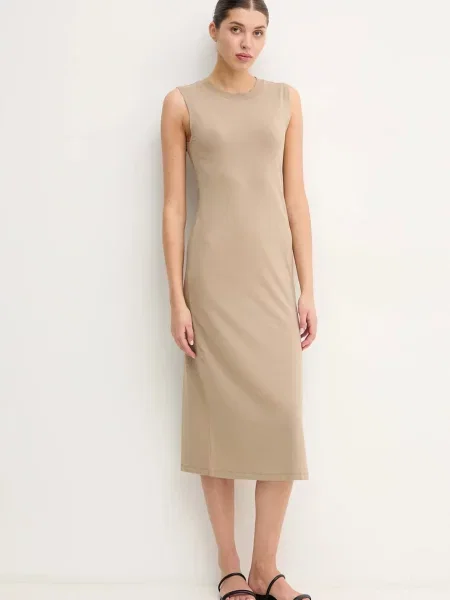 Сукня Marc O'Polo midi облягаюча зелений