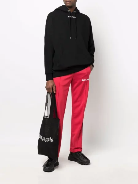 Geantă Palm Angels cu imagine negru