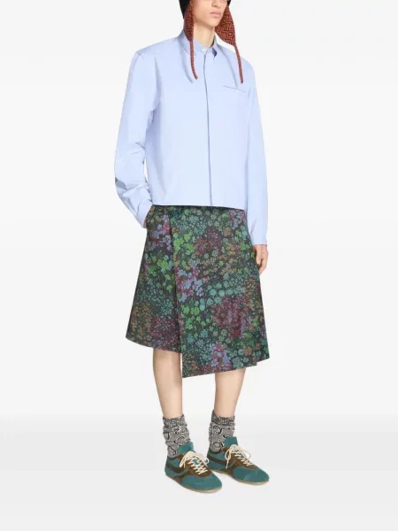 Decupat cămașă Dries Van Noten albastru