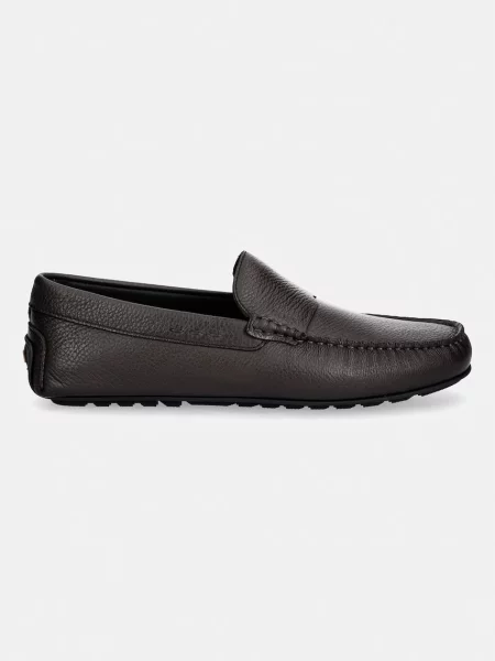 BOSS mocasini pentru bărbați din piele Noel maro