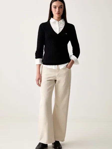 Gant pulover pentru femei cu negru