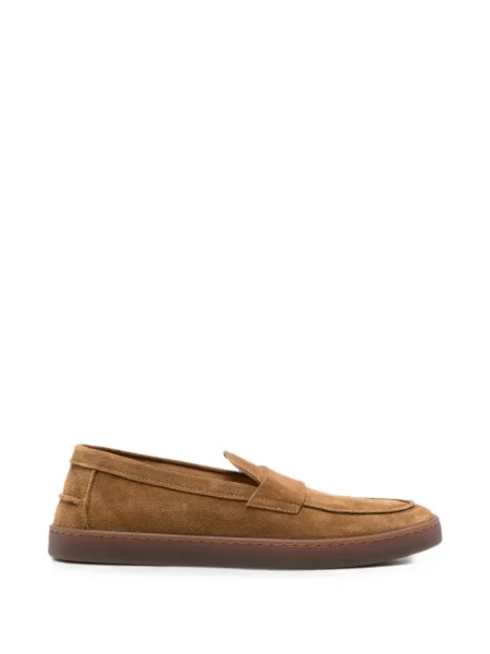 Pantofi loafer Henderson Baracco din piele maro