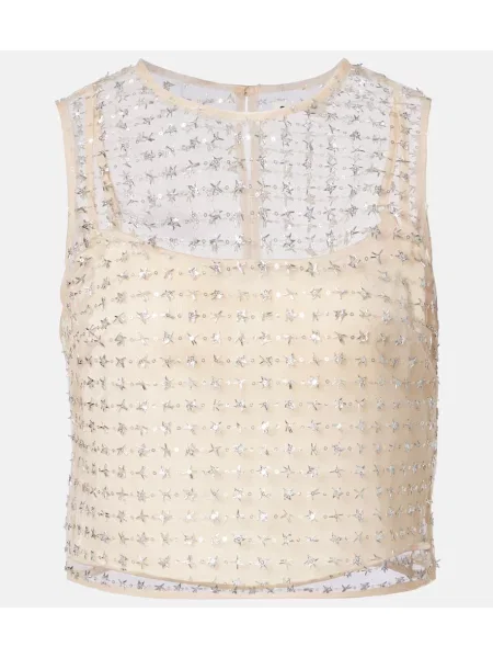 Top Staud din tul roz