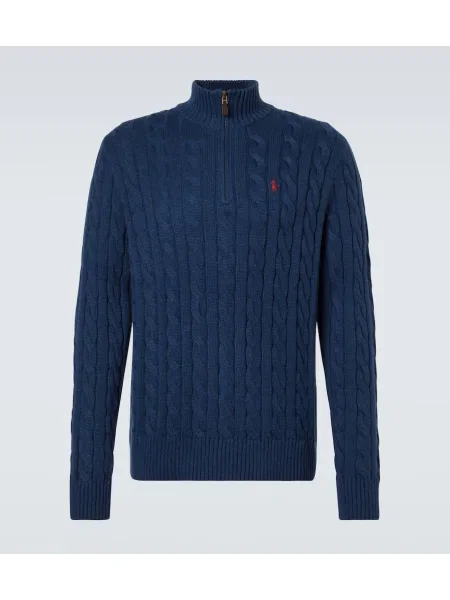 Pulover Polo Ralph Lauren tricotate albastru