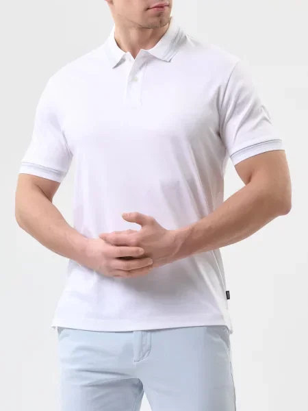 Поло Boss біле