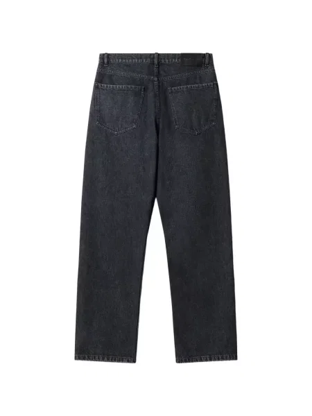 Blugi drepți Maison Kitsune negru