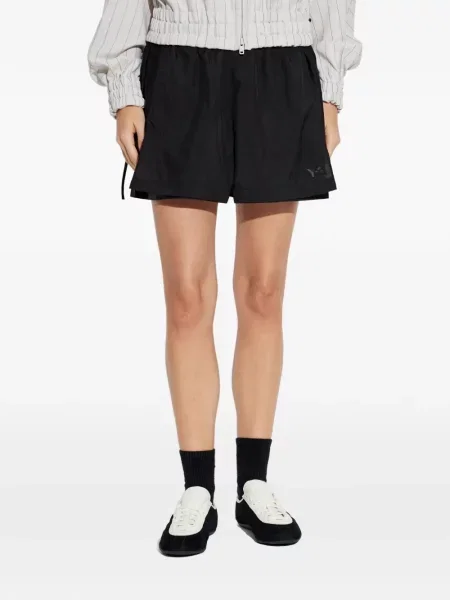 Pantaloni scurți Y-3 cu imagine negru