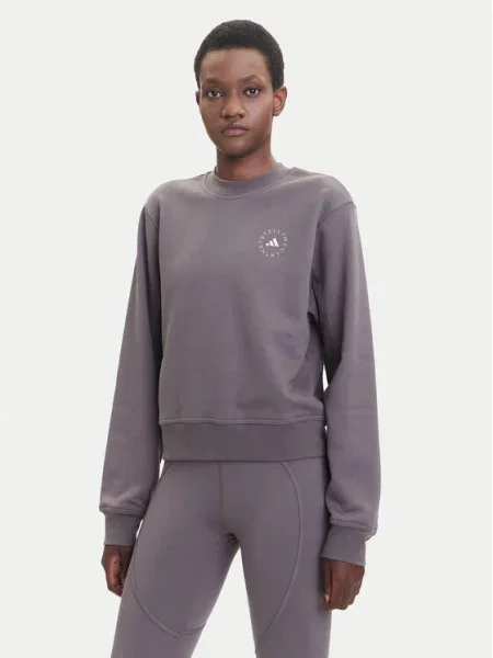 Adidas by Stella McCartney Суитшърт Сив виолетово
