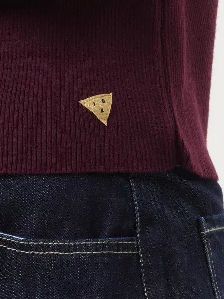 Светр J.b4 Just Before бордовий