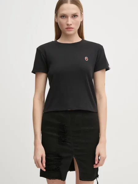 Футболка A Bathing Ape ONE POINT MINI TEE чорний