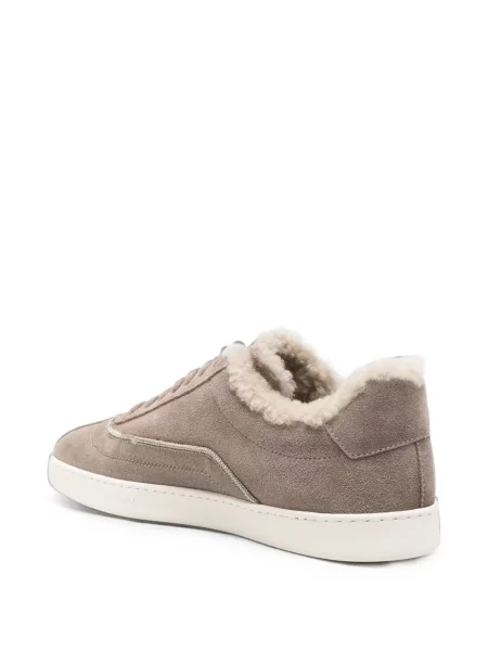 Sneakers Fabiana Filippi σουέντ καφέ