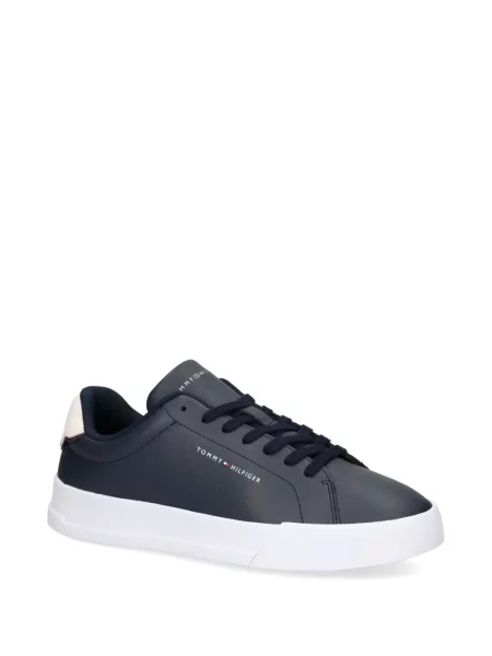 Sneakerși Tommy Hilfiger din piele albastru