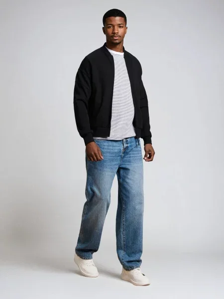 Бомбер Sinsay черный