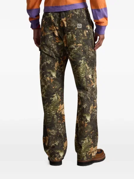 Scurt șapcă Polo Ralph Lauren cu broderie din jerseu maro