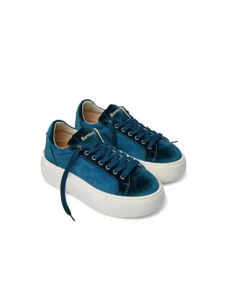 Sneakersy Barracuda zamszowe niebieskie
