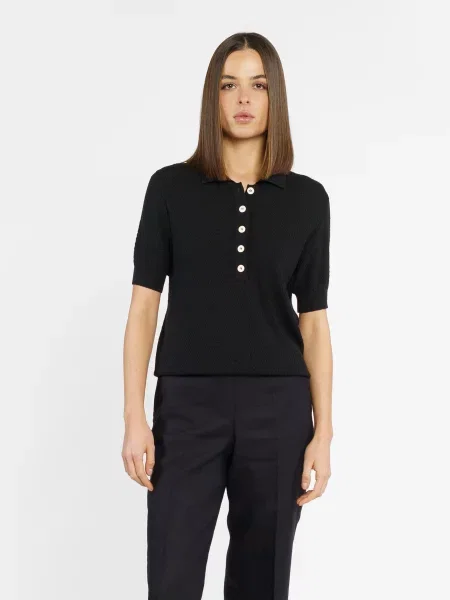 Поло Arber бавовна/акрил чорний