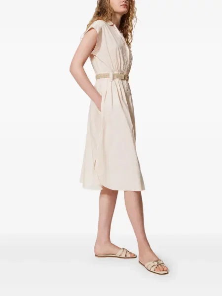 Rochie Twinset de costum roz