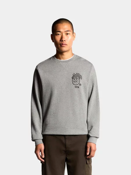Світшот Lyle & Scott сірий