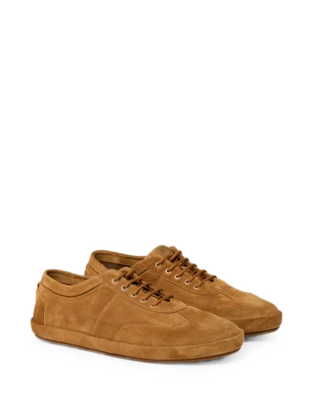Fűzős szarvasbőr sneaker Marsell barna