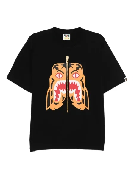 Tricou A Bathing Ape® cu dungi de tigru negru