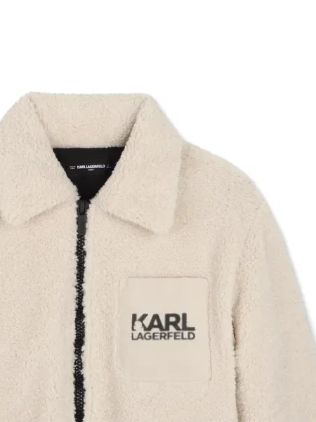 Kurtka dziecięca Karl Lagerfeld biała