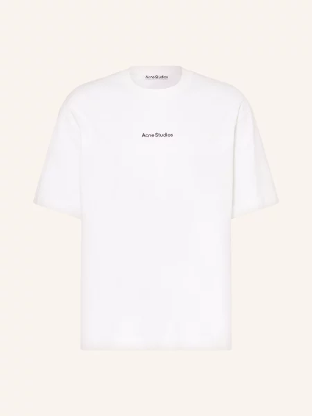Acne Studios T-Shirt weiss biała