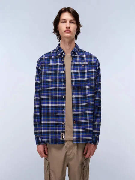 Сорочка Napapijri темно-синій синя