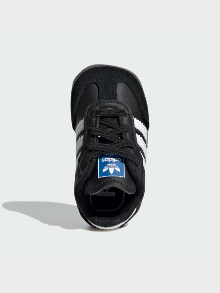 Шкіряні Дитячі Кросівки повсякденні adidas Samba чорний