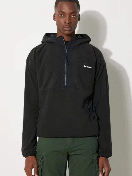 Bluza z kapturem Columbia polarowa czarna
