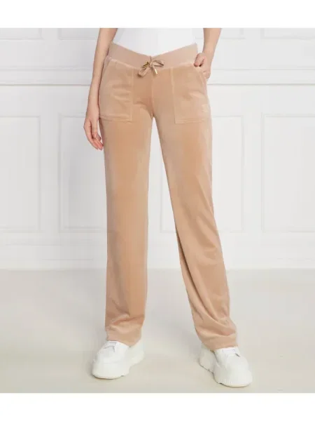 Velúr klasszikus jogger Juicy Couture bézs